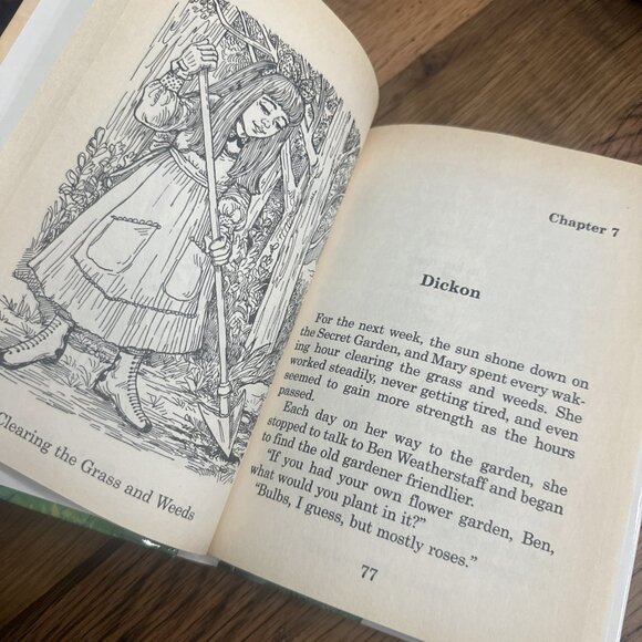 The Secret Garden Great Illustrated Classics Frances Hodgson Burnett Book - Picture 3 of 5